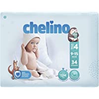 Los mejores  - Chelino Fashion &amp- Love - Pañales para bebés con un peso comprendido entre 9 y 15 kilos- Talla 4